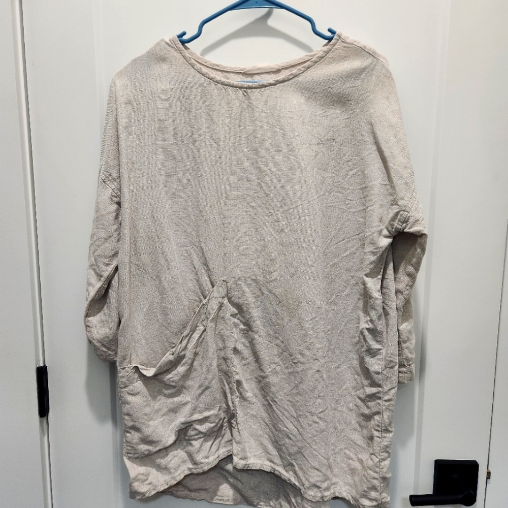 Elizabeth suzann Harper linen tunic